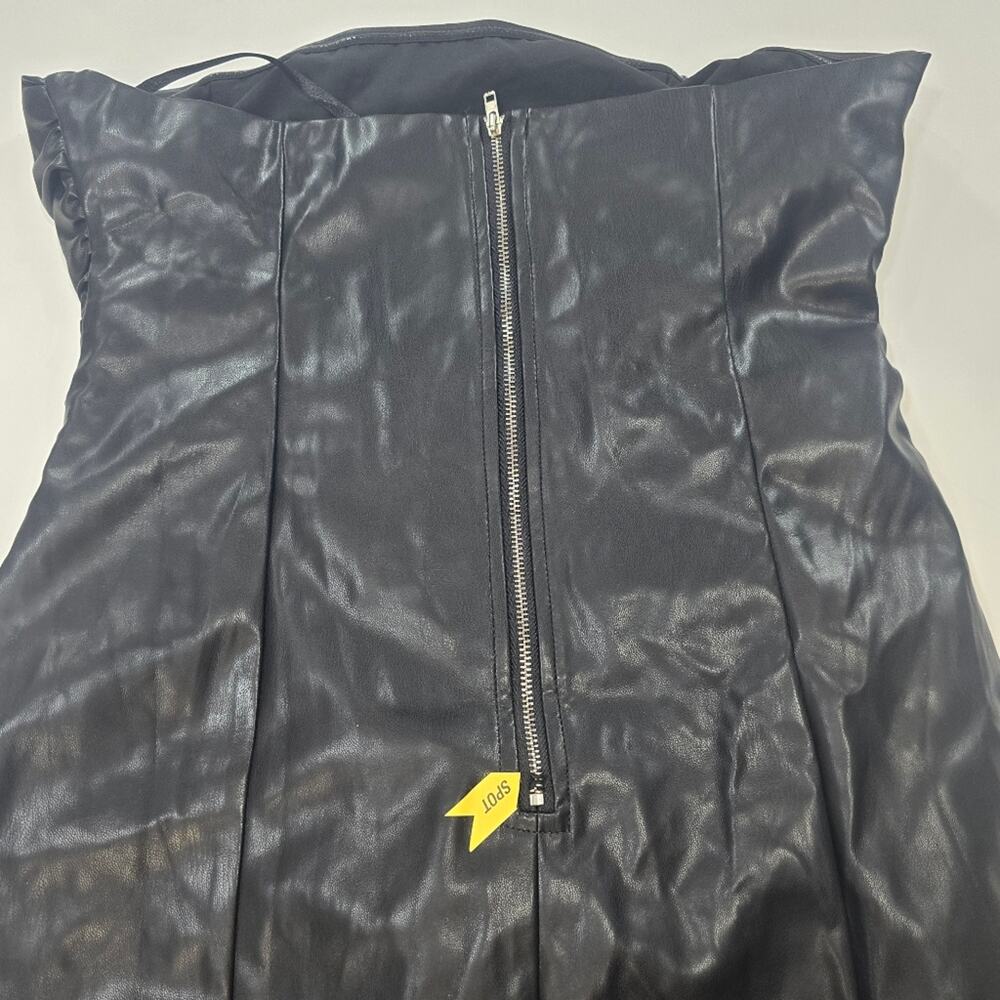 Superdown Lily Ruched Mini Dress in Black - Picture 7 of 15